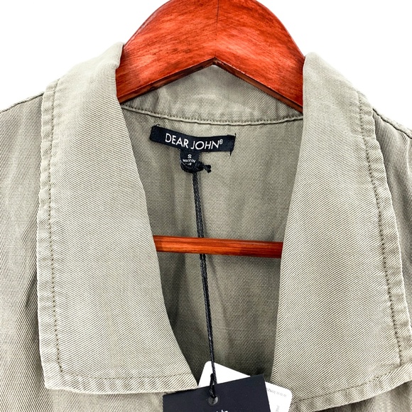 nwt | Dear John Olive Josie Moto Vest Small - Picture 8 of 8